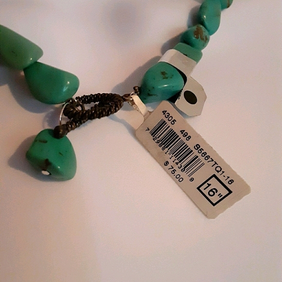 🆕️🏷GenuineTurquoise💙necklace - Picture 3 of 4